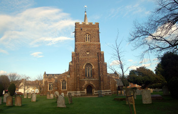 The church from the west April 2010